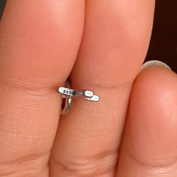 Retired Pandora Sparkling Cross Dangle Charm for Bracelet Necklace EUC - Picture 5 of 6